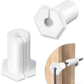 Saillong 2 Pcs Cable Routing Kit Compatible with Starlink Ethernet Cable, Rubber Cable Grommet for 3/4 Inch Wall Hole, Cable Feed Through Bushing Compatible with Starlink Cable Router Ethernet Adapter