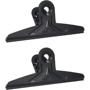 Extra Large Bulldog Clips,2 Pack Bulldog Clips Black Stainless Steel Document Binder Paper Clips, Posters, Drawing Board, Home, Office Supplies, School Supplies-11.8 inch/30 cm