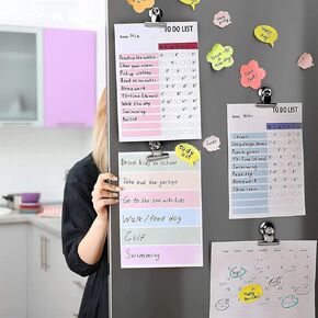 10 قطع من المشابك المغناطيسية، حامل مغناطيسي للثلاجة المعدنية، مشابك مغناطيسية شديدة التحمل، مشابك مغناطيسية للسبورة البيضاء لقائمة الملاحظات، تعرض الصور، ديكور المنزل والمطبخ والمكتب in Kuwait