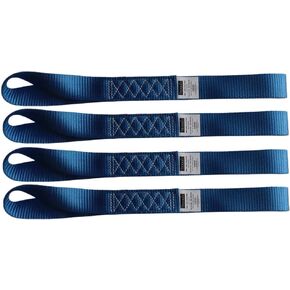 أشرطة ربط دائرية ناعمة (4PK) أشرطة ربط للدراجة النارية شديدة التحمل 1.5 بوصة × 18 بوصة × 10000 رطل لمقطورة ATV، UTV