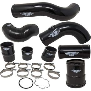 Hot & Cold Side Intercooler Pipe & Boot Kit Compatible with 2011-2016 Ford 6.7L Powerstroke Diesel - DK Engine Parts