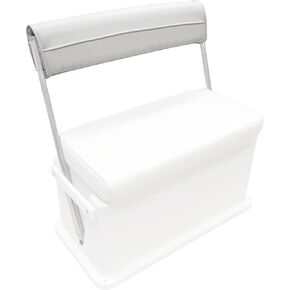 Wise 8WD437SS-R-B Replacement Back Cushion for Wise 8WD437SS Series 62 Quart Swingback Cooler Seat, White