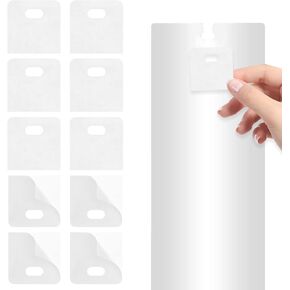 25 Sets (50 Pcs) Vertical Blind Repair Tabs, Clear Vertical Blinds Replacement Slats Fixer Tabs Vertical Blinds Repair Parts Kit in Kuwait