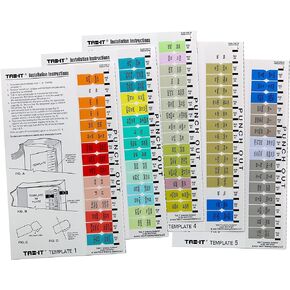 DSM-5-TR Index Tabs by TAB-IT | Color Coded by Diagnosis | Includes Easy Installation Template