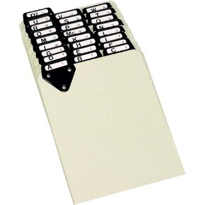 Martin Yale 14880 Master Posting Tray Index Sets, Takes 8" x 8" Documents, each Set Includes A-Z Categories and Blank Inserts, Metal Tabs