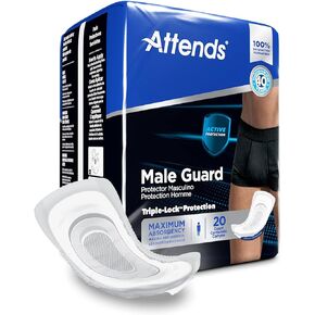ADMG20 - Attends Discreet Men's Guards, 20 Count (x6)