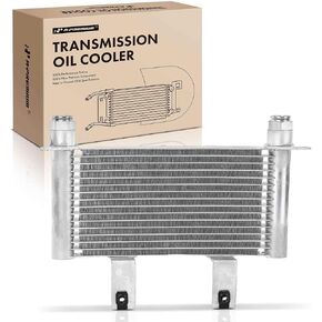 A-Premium Transmission Oil Cooler Compatible with Chevrolet Silverado 1500, Silverado 1500 Classic, Silverado 1500 HD, Silverado 2500, Silverado 3500 & GMC Sierra 1500, Sierra 2500, Sierra 3500