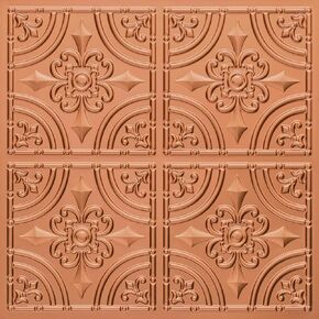 بلاط سقف من الحديد المطاوع مصنوع من القصدير الصناعي - 25 قطعة من النحاس in Kuwait