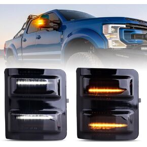 الجانب مرآة ماركر بدوره أضواء الإشارة لفورد F250 F350 F450 F550 سوبر واجب 2008-2016 استبدال مصابيح العنبر