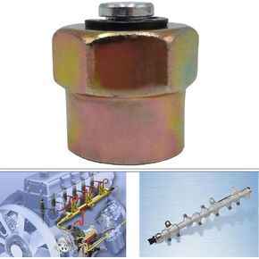 Diesel Common Rail 14mm Fuel Injector Cap Block Off Tool for Chevy GMC Duramax 6.6L and Dodge Cummins 5.9L Some Models