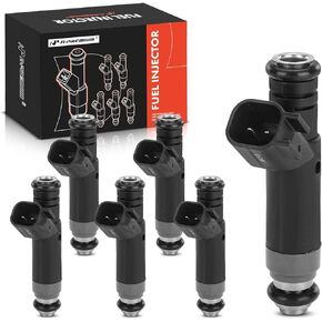 A-Premium Fuel Injectors 6-PC Set Compatible with Ford F-150 2005 2006 2007 2008 V6 4.2L Naturally Aspirated, Replace # 5L3Z9F593AA, 5C3Z9F593AA