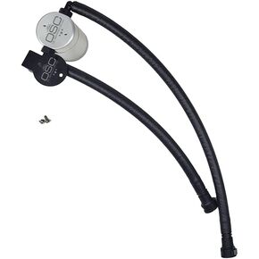 J&L Oil Separator Co. 3.0 Oil Separator Compatible with 2014-2019 Chevrolet Corvette LT1 6.2L Driver Side (Black)