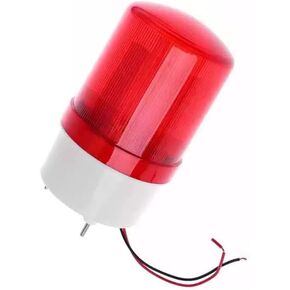 90 to 250V AC Wide Voltage 110V Rotating Strobe Beacon Warning Lights (Flash-Red)