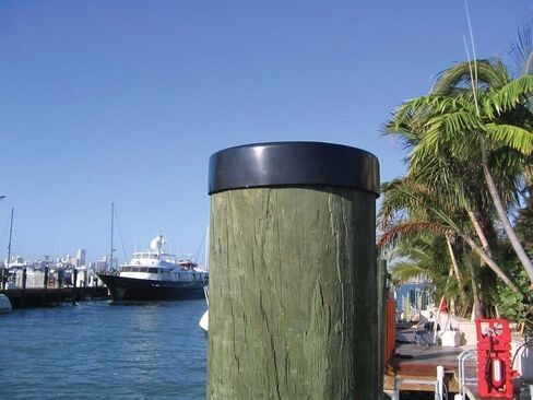 JSP Manufacturing Marine Dock Piling Cone Cap Boat Pylon Edge Post Head Cover Flat Pilling in Saudi Arabia