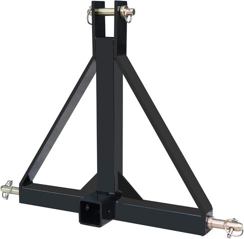 Forklift Trailer Hitch Attachment, AIWARGOD 1PC 2" Receiver Trailer Towing Adapter with Chain Orange in Saudi Arabia