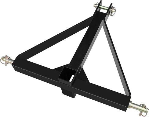 Forklift Trailer Hitch Attachment, AIWARGOD 1PC 2" Receiver Trailer Towing Adapter with Chain Orange in Saudi Arabia
