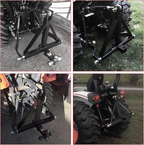 Forklift Trailer Hitch Attachment, AIWARGOD 1PC 2" Receiver Trailer Towing Adapter with Chain Orange in Saudi Arabia