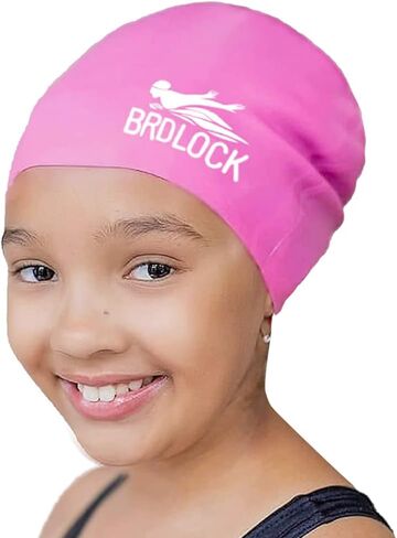 Swim Cap Kids Extra Large Swim Cap for Braids and Dreadlocks Waterproof Silicone Swimming Caps for Girls Boys Children Youth Teen Large Swim Hat for Long Hair Thick Curly Hair Weavs Afro Hair in Saudi Arabia