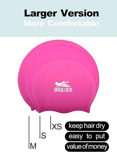 Swim Cap Kids Extra Large Swim Cap for Braids and Dreadlocks Waterproof Silicone Swimming Caps for Girls Boys Children Youth Teen Large Swim Hat for Long Hair Thick Curly Hair Weavs Afro Hair in Saudi Arabia