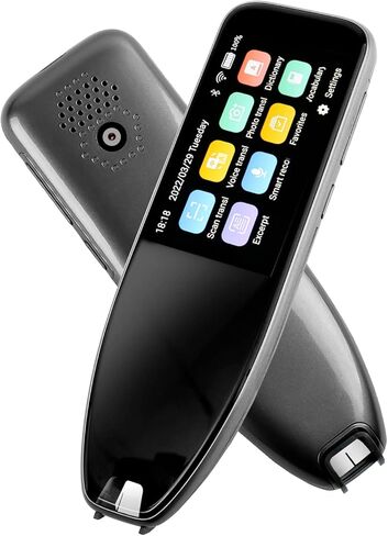 Reading Pen, 112 Language Translator Device Pen Reader for Dyslexia, Text to Speech Device Scanner Pen Translation Scanner Dictionary Pen for Travel Business Learning Meeting in Kuwait