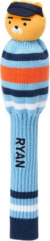 غطاء رأس KAKAO FRIENDS GOLF Pop Pop Knit، غطاء نادي الجولف، غطاء محبوك مع خطوط in Kuwait