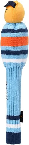 غطاء رأس KAKAO FRIENDS GOLF Pop Pop Knit، غطاء نادي الجولف، غطاء محبوك مع خطوط in Kuwait