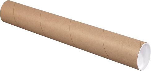 Aviditi Shipping Tubes 3" W x 26" L, 24-Pack | Cardboard Mailing Tube for Packing, Shipping and Mailing 326 in Saudi Arabia