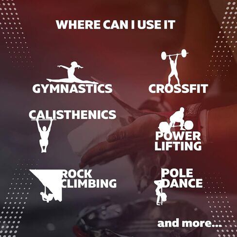 PICSIL Chalk Block - Magnesium in Block or Dust for Gymnastics, Climbing, Weightlifting, Dance Bar, Crosstraining. Make The Best Grip in All Your Activities in Kuwait