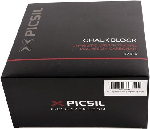 PICSIL Chalk Block - Magnesium in Block or Dust for Gymnastics, Climbing, Weightlifting, Dance Bar, Crosstraining. Make The Best Grip in All Your Activities in Saudi Arabia
