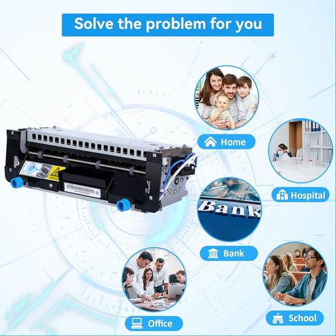 تتضمن مجموعة صيانة المصهر 40X8420 40X8425 مصهر 40X7743 متوافق مع Lexmark MS810 MS811 MS812 MX710 MX711 MX810 MX811 MX812-110/120V in Kuwait