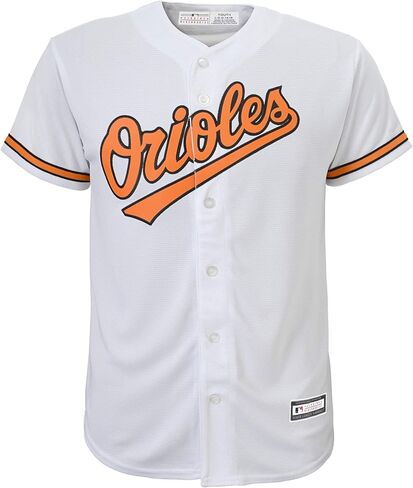 OuterStuff Adley Rutschman Baltimore Orioles MLB Kids Youth 8-20 White Home Player Jersey in Kuwait