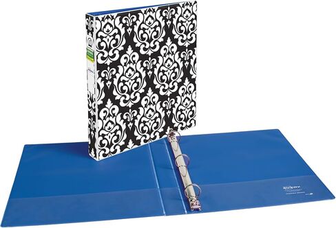 Avery(R) Durable View 3 Ring Binder, 1 Inch Round Rings, 1 Damask Binder (26747) in Saudi Arabia
