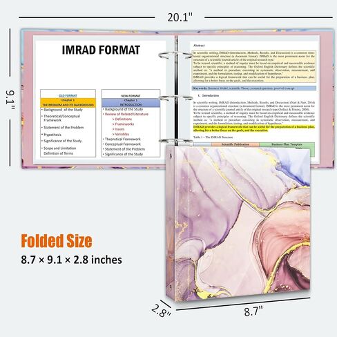 Mini 3 Ring Binder 5.5 x 8.5, 2-Inch Binder, Round Ring, Blue, 2 Pack in Saudi Arabia