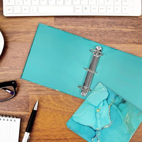 Mini 3 Ring Binder 5.5 x 8.5, 2-Inch Binder, Round Ring, Blue, 2 Pack in Kuwait