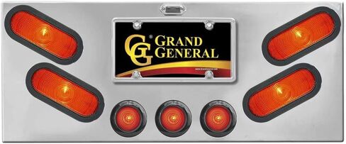 GG Grand General 91653 Stainless Steel Rear Panel with Oval and 2-1/2 inches Red Light, U Bracket in Saudi Arabia