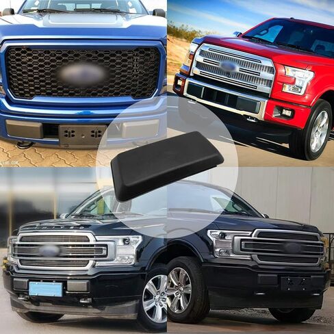 2PCS Left and Right Front Bumper Guards Pads with Screws Replacement for Front Bumper Guards Pads Inserts Caps Compatible With Ford F150 2018 2019 2020 in Saudi Arabia