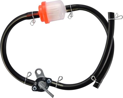 WOOSTAR Gas Fuel Filter Hose Line Switch Replacement for 50cc 110cc 125cc 150cc 250cc ATV Pit Dirt Bike Yellow in Saudi Arabia