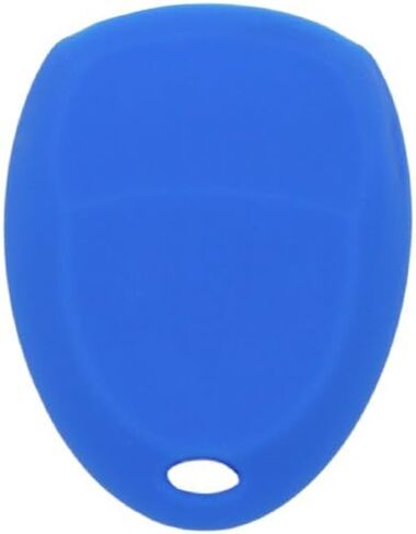 Silicone Cover Protector Case Holder Skin Jacket Compatible with CHEVROLET BUICK GMC CADILLAC SATURN 6 Button Remote Key Fob CV4608 Deep Blue in Kuwait