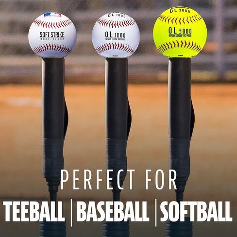 Franklin Sports MLB Total Batting قابل للتعديل تي شيرت الكرة الوقوف وكرة اللينة ضرب المحملة للبيسبول، للبالغين والشباب in Saudi Arabia