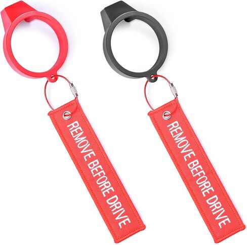 Charger Adapter Lock Compatible with Tesla Model 3/Y，with [ Remove Before Drive ] Tag, Compatible Indoor or Outdoor J1772 Charger (2 Pack) (Black，Red) in Saudi Arabia