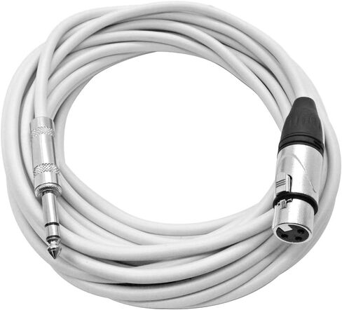 الصوت الزلزالي - SATRXL-F2 - كابل توصيل TRS أرجواني بطول 2 بوصة XLR أنثى إلى 1/4 بوصة in Saudi Arabia