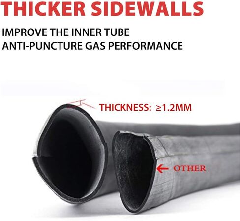 LotFancy 12.5 x 2.25 (12 1/2" x2 1/4") Inner Tube for Razor Pocket Mod, Currie, Schwinn, Gas & Electric Scooters, Kids Bike & Balance Bike Replacement Tubes in Saudi Arabia