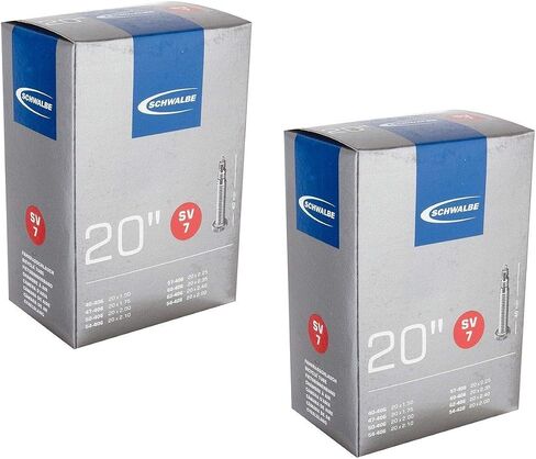 Schwalbe SV7 Bicycle Inner Tubes - 20 x 1.5-2.50, Presta Valve (2 Pack) in Saudi Arabia