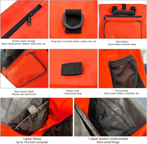 Patent Pending Exclusive 3 in 1 Multi-functional Bike Bag | Super Large 29L Waterproof Bike Pannier Bag | Bike Saddle Bag for Rear Rack | Bike Trunk Bag | Rear Rack Bag | Bike Backpack in Saudi Arabia