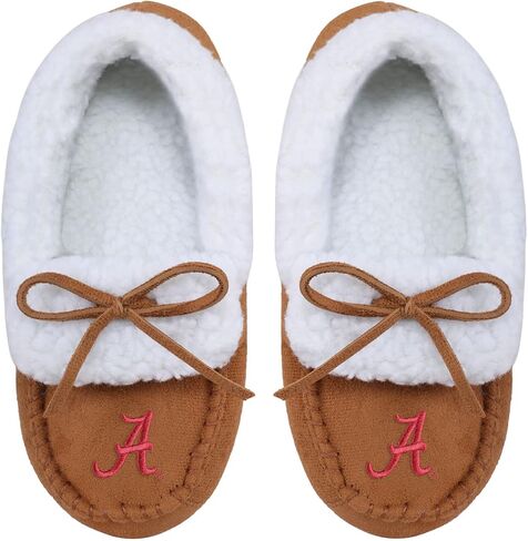 FOCO Boy's NCAA Team Logo Moccasin Slippers in Saudi Arabia