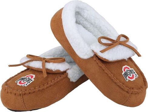 FOCO Boy's NCAA Team Logo Moccasin Slippers in Saudi Arabia