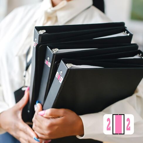240pcs File Folder Labels, Self Adhesive File Folder Number Labels Rectangle File Folder Chart Labels Index Stickers Tabs Compatible with BCCR/BCCS Smead TPAM Office Supplies (9) in Saudi Arabia