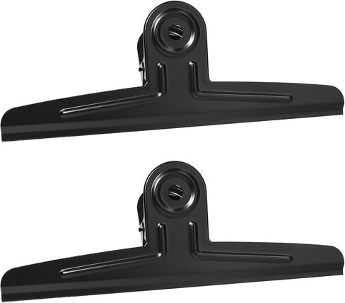 Extra Large Bulldog Clips,2 Pack Bulldog Clips Black Stainless Steel Document Binder Paper Clips, Posters, Drawing Board, Home, Office Supplies, School Supplies-11.8 inch/30 cm in Saudi Arabia