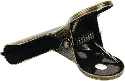 4 قطعة خمر البرونزية معدن البلدغ كليب سبائك الزنك ذيل طويل المفصلي كليب 65 مللي متر/2.56 "للمنزل الشركات مكتب in Kuwait