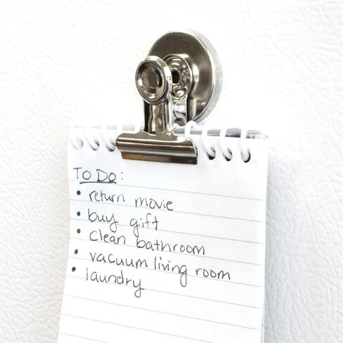 10 قطع من المشابك المغناطيسية، حامل مغناطيسي للثلاجة المعدنية، مشابك مغناطيسية شديدة التحمل، مشابك مغناطيسية للسبورة البيضاء لقائمة الملاحظات، تعرض الصور، ديكور المنزل والمطبخ والمكتب in Kuwait